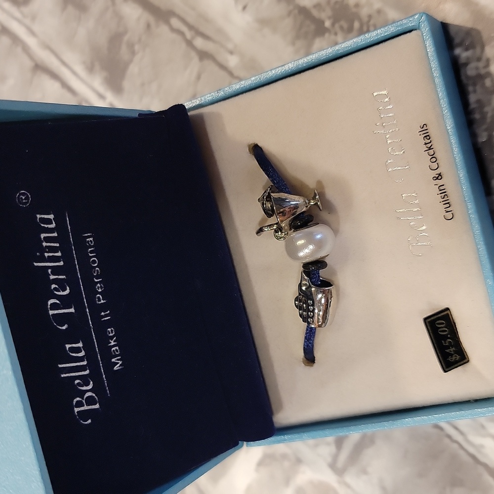 Bella Perlina Cruisin' & Cocktails Charm Set NIB